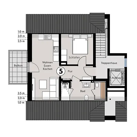 Apartment Dornkamp 5 - Luxurioese Fuer 2 Personen Inklusive Sauna Und Balkon Timmendorfer Strand